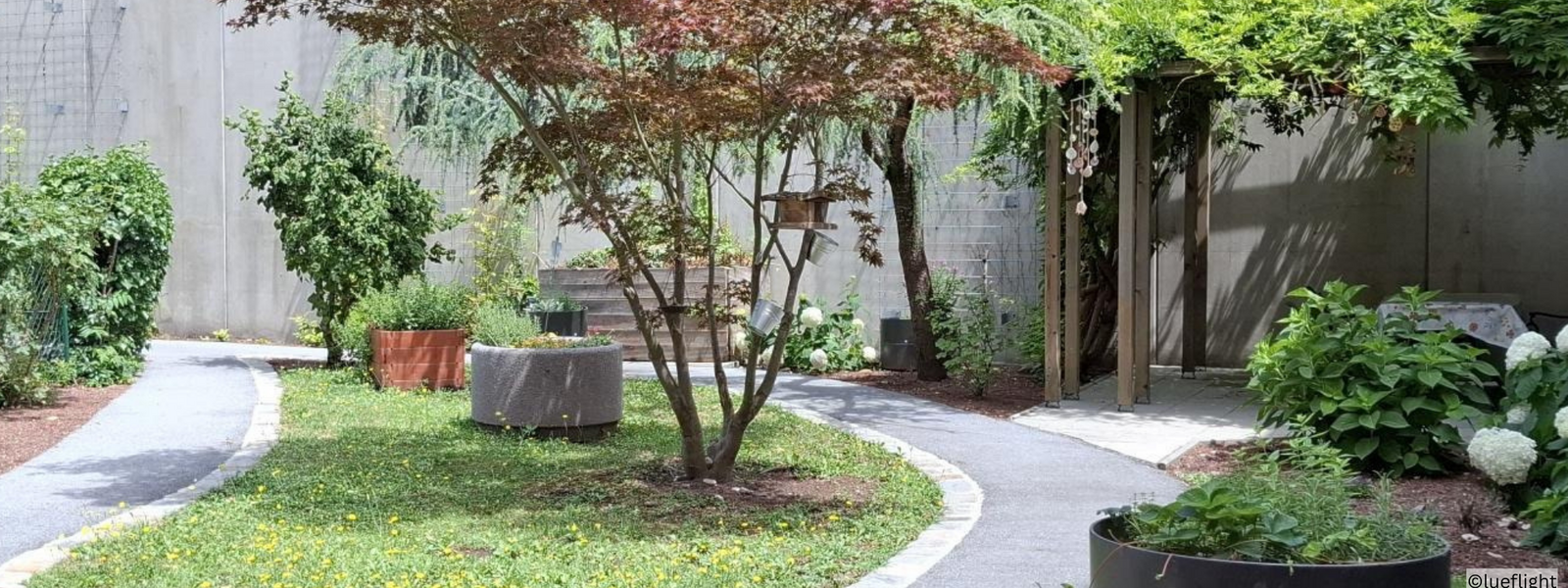 Der Garten des Demenzzentrums