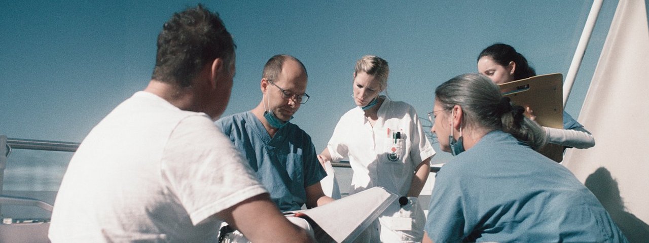 Palliativteam bei einer Besprechung