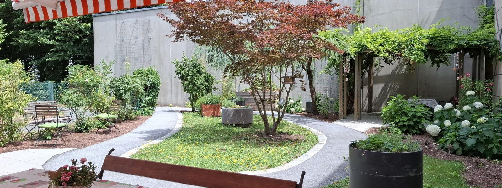 Garten des Demenz-Tageszentrums